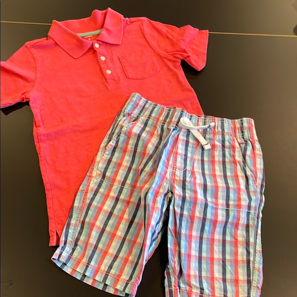 New Pink Polo Matching Set Vibrant Soft Cotton